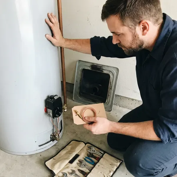 DGR Plumbing technician providing gas water heater repair in Little Rock, AR