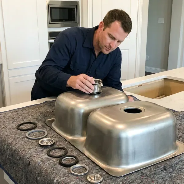 Local kitchen sink installation by DGR Plumbing, Bentonville, AR