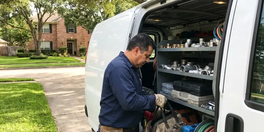 DGR Plumbing technician providing emergency plumber in North Little Rock