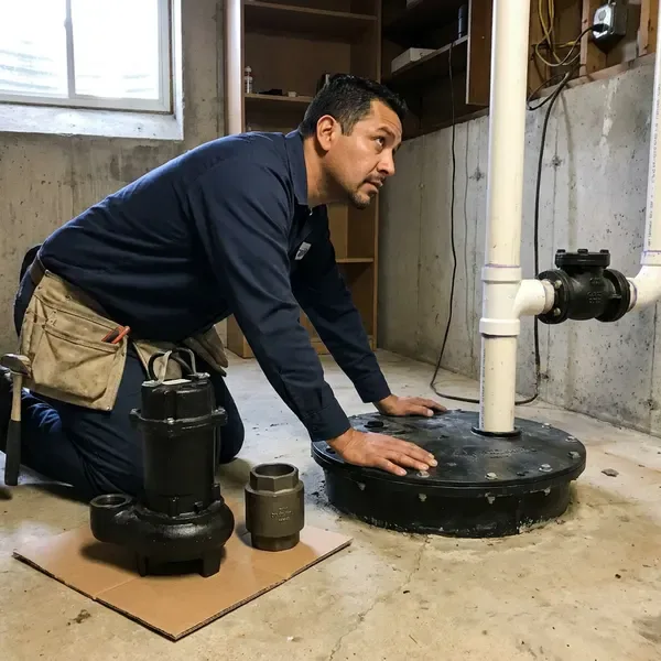 Sewage Ejector Pump Installation in Little Rock, AR