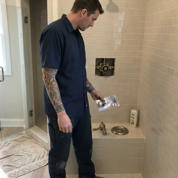 DGR Plumbing technician providing shower repair in Little Rock, AR