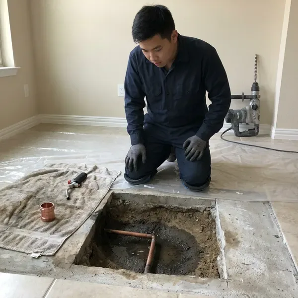 Slab Leak Repair near Bentonville, AR