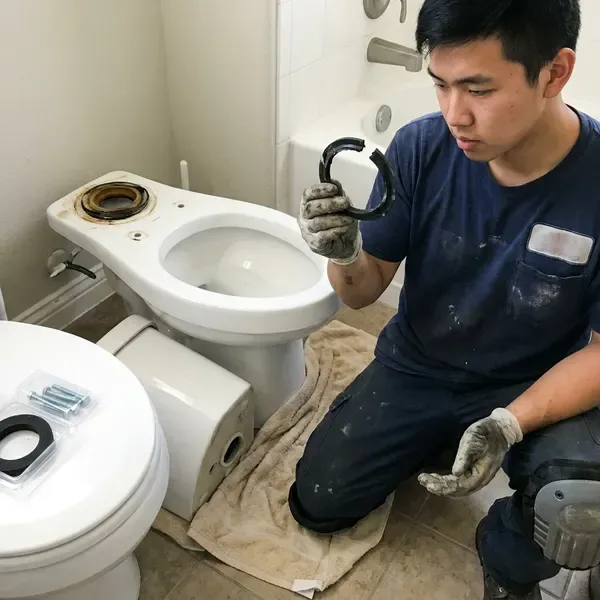 Professional toilet bowl replacement, Little Rock, AR
