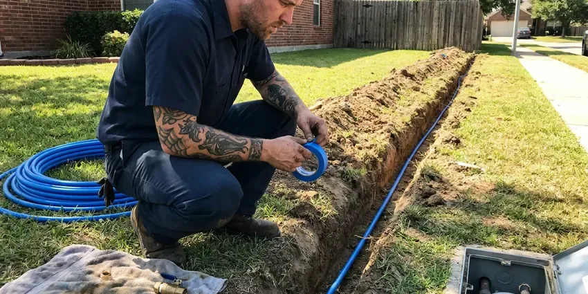 Water Line Installation in Little Rock
